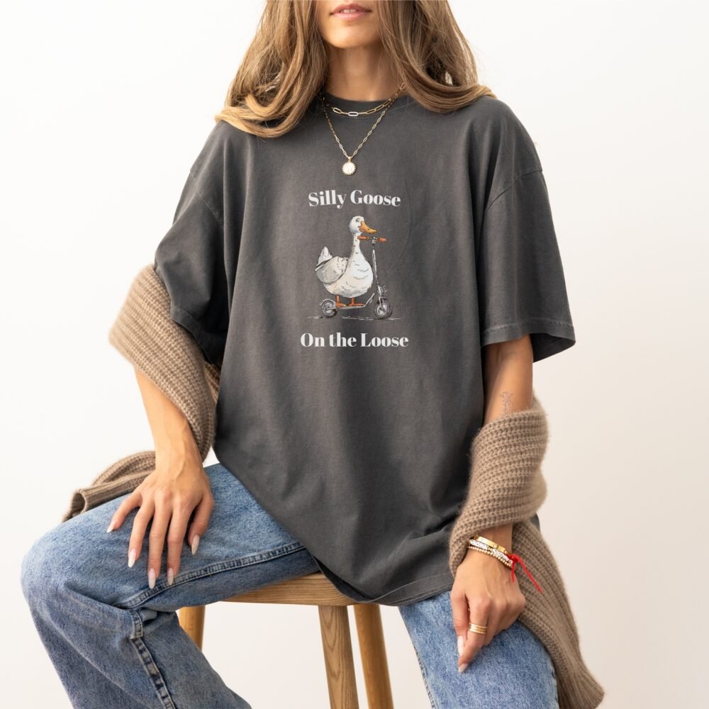 Silly Goose T-Shirt – Comfort Colors, 100% Cotton, Relaxed Fit - Image 4