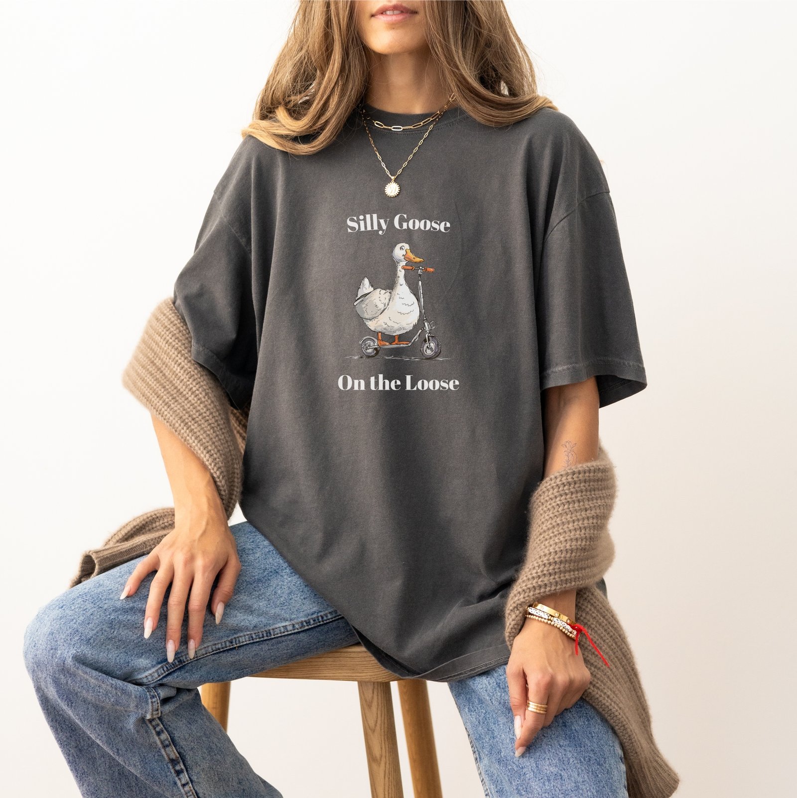 Silly Goose T-Shirt – Comfort Colors, 100% Cotton, Relaxed Fit - Image 4